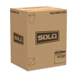 SOLO 12 oz Double Sided Poly (DSP) Symphony Design Paper Cold Cups (2000/Carton)