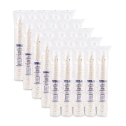 SOLO 12 oz Double Sided Poly (DSP) Symphony Design Paper Cold Cups (2000/Carton)