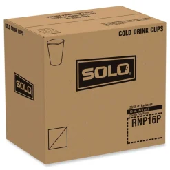 SOLO 16 oz. Double Sided Poly Paper Cold Cups - Symphony Design (1000/Carton)