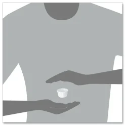 SOLO 1.25 oz. ProPlanet Seal Paper Portion Cups - White (250/Bag, 20 Bags/Carton)