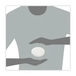 SOLO 16 oz Spiral-Wound Paper Hot Cup Lids - White (20/Carton)