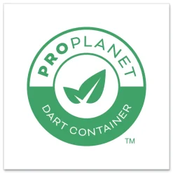 SOLO Bare Eco-Forward 6 in. Diameter ProPlanet Seal Clay-Coated Paper Plate - White/Brown/Green (1000/Carton)