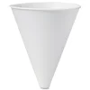 SOLO Bare Eco-Forward 10 oz. ProPlanet Seal Treated Paper Funnel Cups - White (1000/Carton)