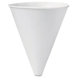 SOLO Bare Eco-Forward 10 oz. ProPlanet Seal Treated Paper Funnel Cups - White (1000/Carton)