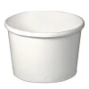SOLO HS4085-2050 8 oz. Flexstyle Double Poly Paper Containers - White (500/Carton)