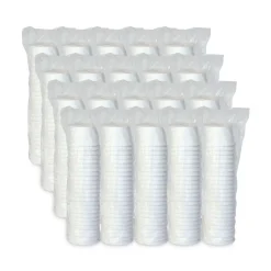 SOLO HS4085-2050 8 oz. Flexstyle Double Poly Paper Containers - White (500/Carton)