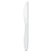 SOLO Impress Heavyweight Full-Length Polystyrene Knife - White (100/Box, 10 Boxes/Carton)