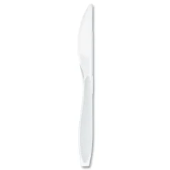 SOLO Impress Heavyweight Full-Length Polystyrene Knife - White (100/Box, 10 Boxes/Carton)