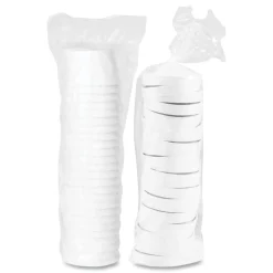 SOLO KHSB8A-2050 8 oz Flexstyle Double Poly Paper Food Combo Packs - White (250/Carton)