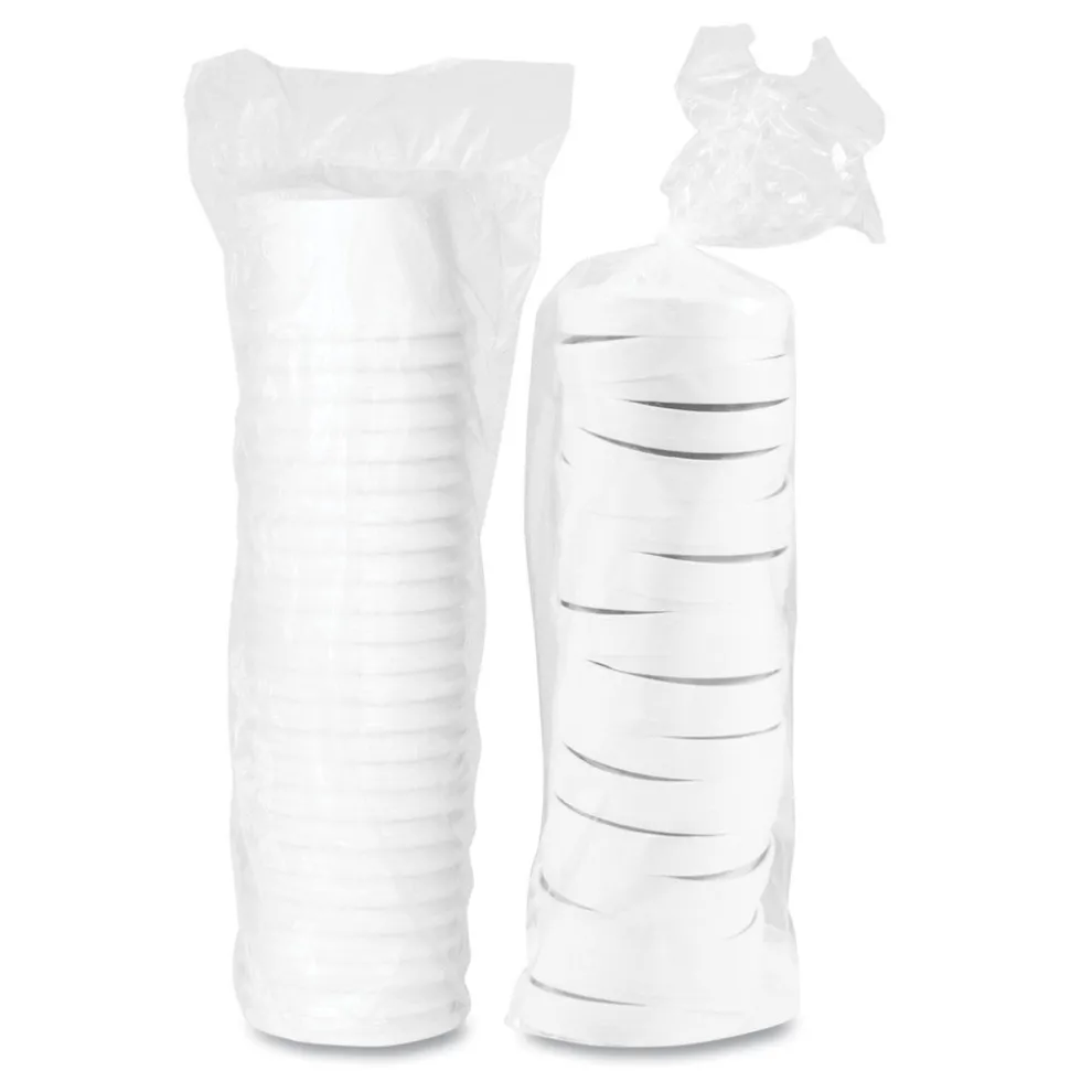 SOLO KHSB8A-2050 8 oz Flexstyle Double Poly Paper Food Combo Packs - White (250/Carton)