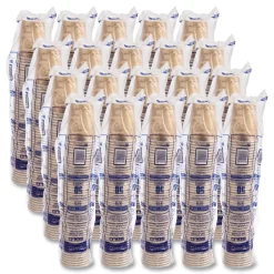 SOLO Mistique Design 10 oz Single Sided Poly Paper Hot Cups (50/Bag, 20 Bags/Carton)