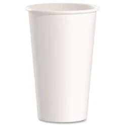 SOLO Paper Hot Cups 16 oz White 50/Pack