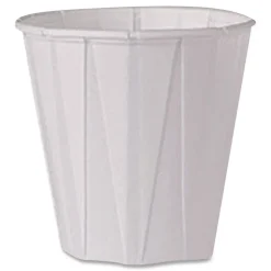 SOLO Paper Portion Cups 3.5 oz White 100/Pack