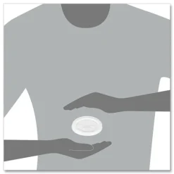 SOLO Polystyrene Plastic Flat Straw-Slot Cold Cup Lids Fits 12 oz to 24 oz Cups - Translucent (125/Pack, 16 Packs/Carton)