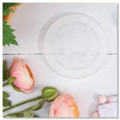 SOLO Polystyrene Plastic Flat Straw-Slot Cold Cup Lids Fits 12 oz to 24 oz Cups - Translucent (125/Pack, 16 Packs/Carton)