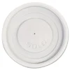 SOLO Polystyrene Vented Hot Cup Lids Fits 4 oz Cups - White (100/Pack, 10 Packs/Carton)