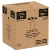 SOLO Recycled Content PCF Paper Hot Cups ProPlanet Seal 8 oz White/Blue (1000/Carton)