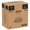 SOLO Recycled Content PCF Paper Hot Cups ProPlanet Seal 12 oz White/Blue (1000/Carton)