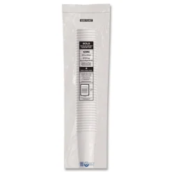 SOLO Recycled Content PCF Paper Hot Cups ProPlanet Seal 20 oz White/Blue 600/Carton