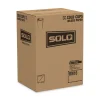 SOLO RW16-J8000 Symphony Eco-Forward 16 oz. Paper Cold Cups - White/Red/Beige (1000/Carton)
