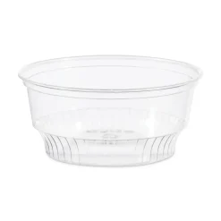 SOLO SDL58-0090 5 oz-8 oz SoloServe Dome Cup Plastic Lids - Clear (1000/Carton)