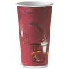 SOLO 420SI-0041 20 oz. Bistro Design Single-Sided Poly Paper Hot Cups (600/Carton)