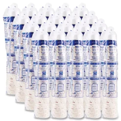 SOLO Symphony 16 oz. Paper Cold Cups - White/Beige (1000/Carton)