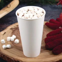 SOLO Thermoguard 20 oz Sustainable Forest Print Insulated Paper Hot Cups - White (600/Carton)