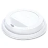 SOLO Traveler Cappuccino Style Dome Lid for 10 oz. to 24 oz. Cups - White (100/Pack, 10 Packs/Carton)