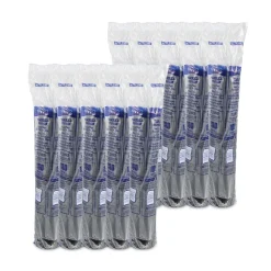 SOLO Traveler Cappuccino Style Dome Lid Fits 8 oz Cups - Black (1000/Carton)