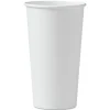 SOLO 420W-2050 20 oz. Single-Sided Poly Paper Hot Cups - White (15 Packs/Carton)