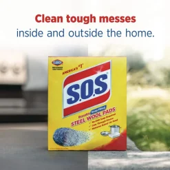 S.O.S. Steel Wool Soap Pad (24/Carton)