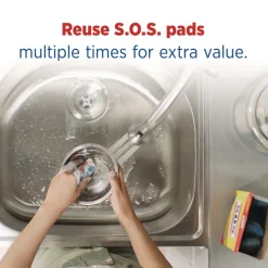 S.O.S. Steel Wool Soap Pad (24/Carton)