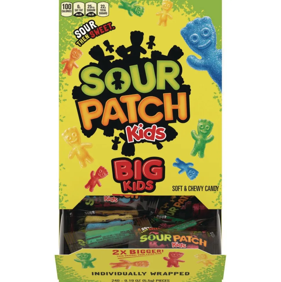 Sour Patch Grab-and-Go Fruit Flavored Candy (240 Pieces/Box)