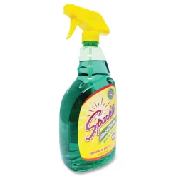 Sparkle 33.8 oz. Bottle Green Formula Glass Cleaner (12/Carton)
