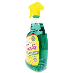 Sparkle 33.8 oz. Bottle Green Formula Glass Cleaner (12/Carton)