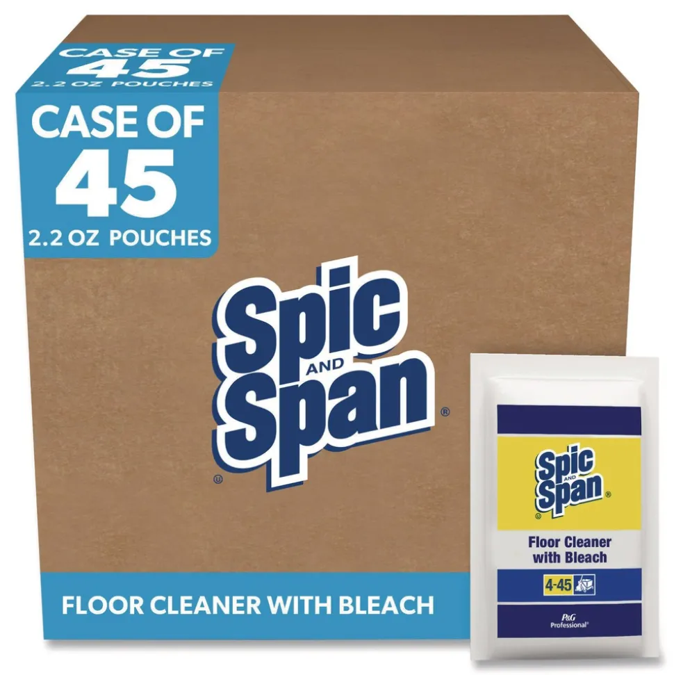 Spic and Span 2.2 oz. Packet Bleach Floor Cleaner (45-Piece/Carton)