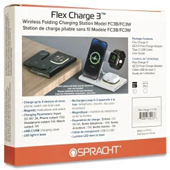 Spracht Flex Charge 3, USB-C, Black