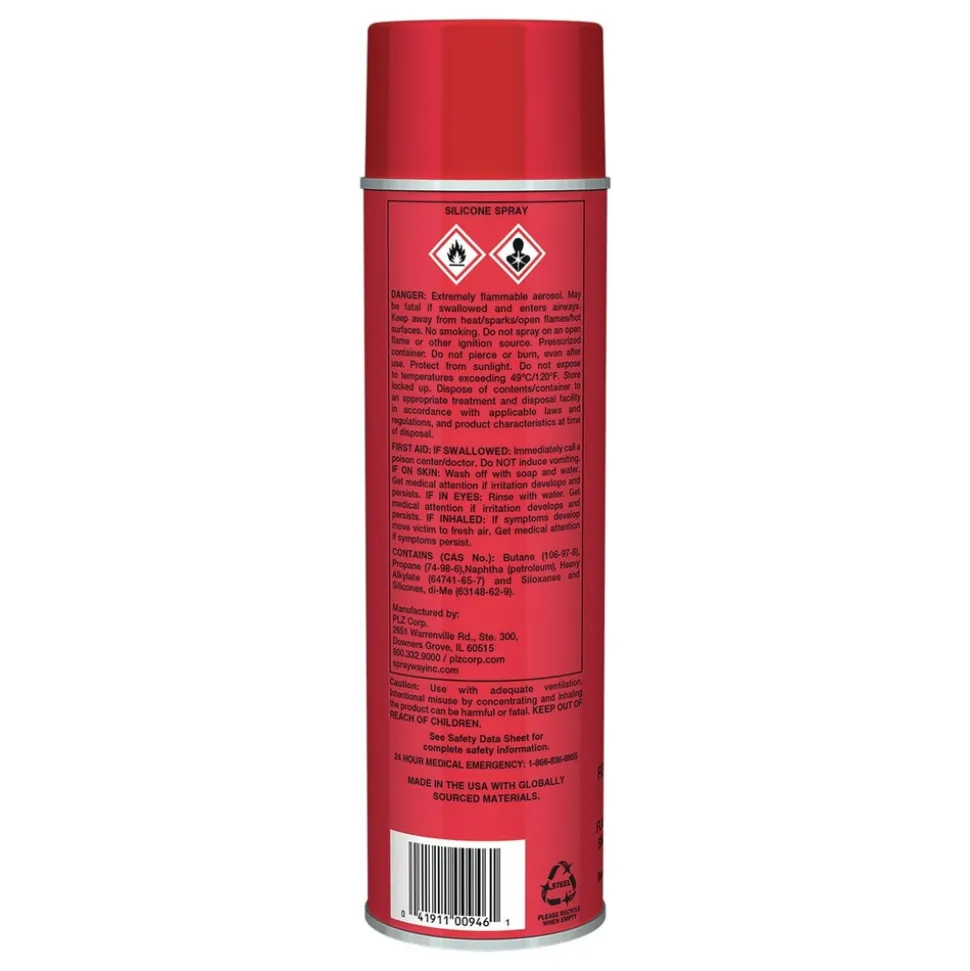 Sprayway 11 oz. Aerosol Silicone Spray (1-Carton)