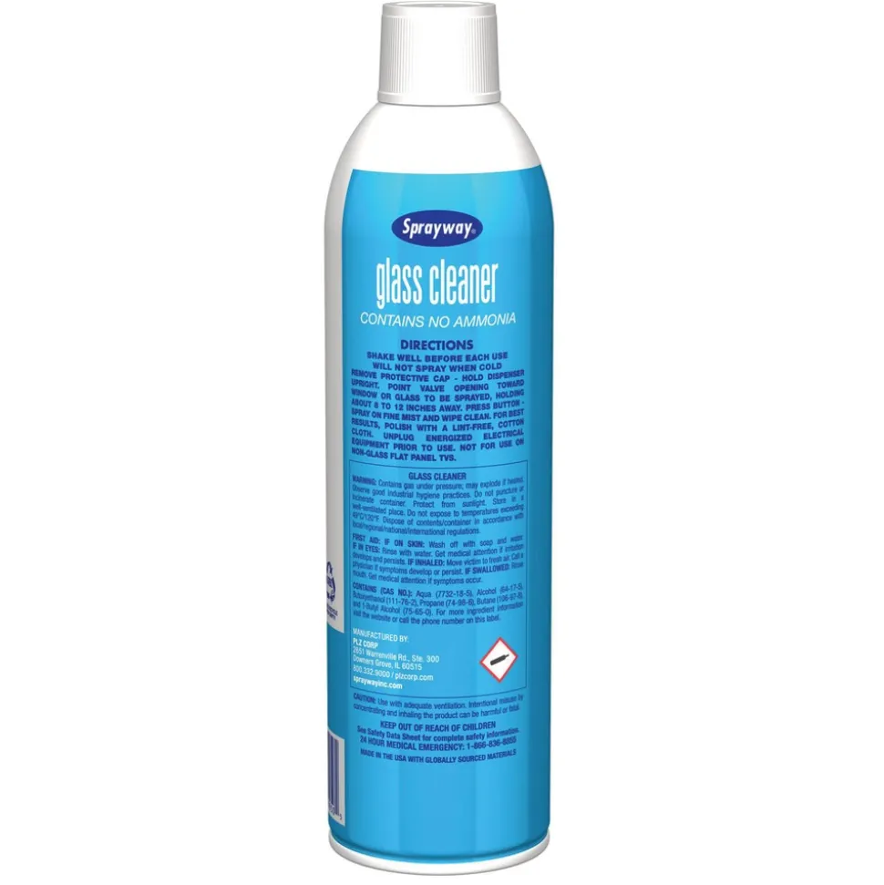 Sprayway 19 oz. Aerosol Spray Glass Cleaner (12/Carton)