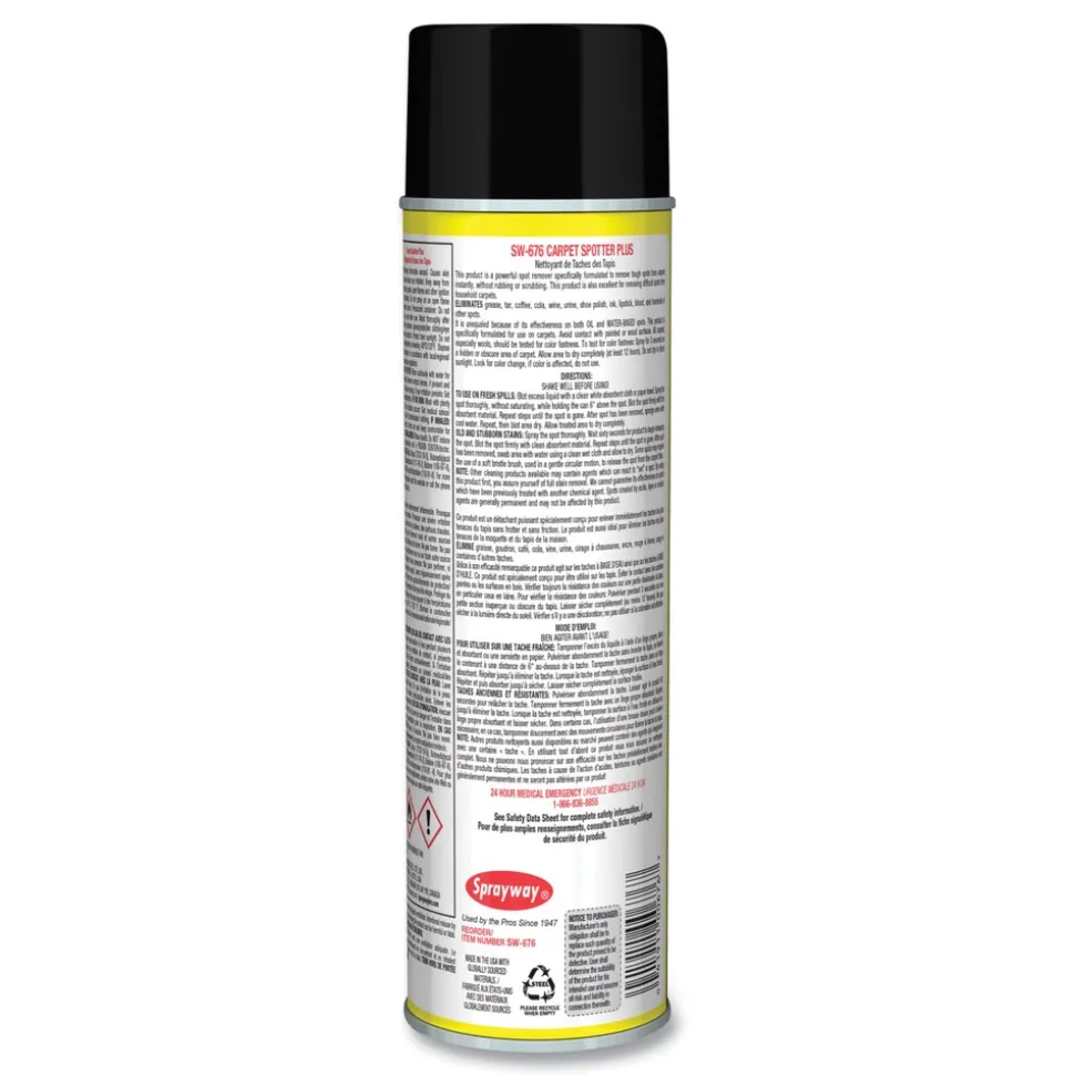 Sprayway 18 oz. Aerosol Spray Carpet Spotter Plus - Butyl Scent (12/Carton)