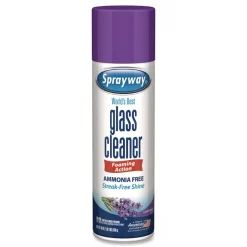 Sprayway 19 oz. Aerosol Spray Glass Cleaner - Lavender Scent (6/Carton)