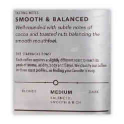 Starbucks 12411954 1 lb Bag Coffee - Pike Place (6/Carton)