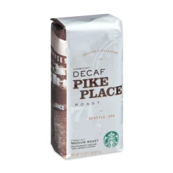 Starbucks 12411962 1 lb Bag Coffee - Pike Place Decaf (6/Carton)