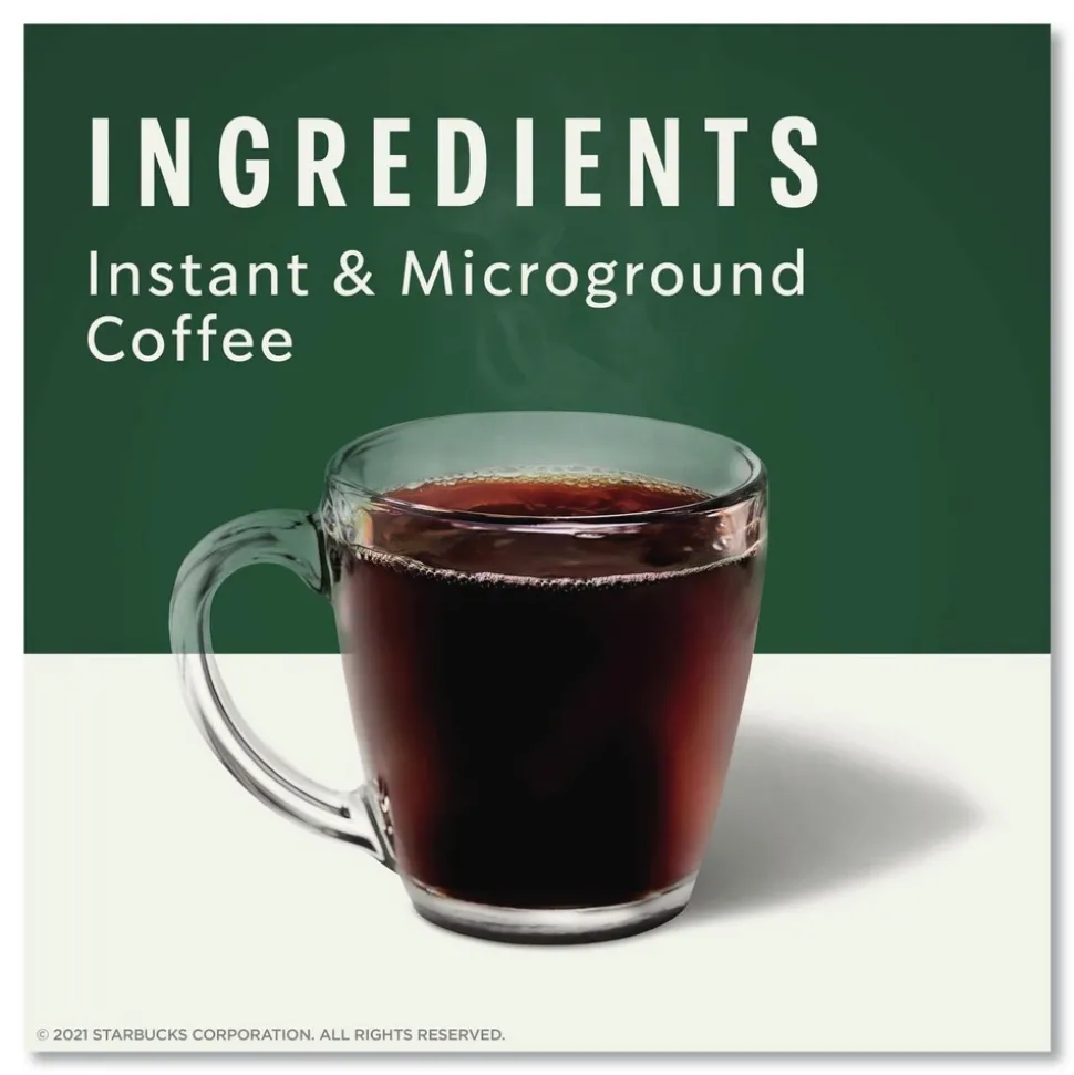 Starbucks 12407838 0.11 oz VIA Ready Brew Coffee - Italian Roast (12/Carton)