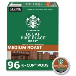 Starbucks 12434952 Coffee K-Cups - Pike Place Decaf (96/Carton)