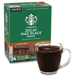Starbucks 12434952 Coffee K-Cups - Pike Place Decaf (96/Carton)