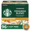 Starbucks 12434950 Coffee K-Cups - Veranda Blend (96/Carton)