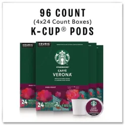 Starbucks Coffee K-Cups Pack - Caffe Verona (96/Carton)