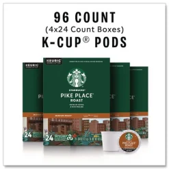 Starbucks Coffee K-Cups Pack - Pike Place (96/Carton)